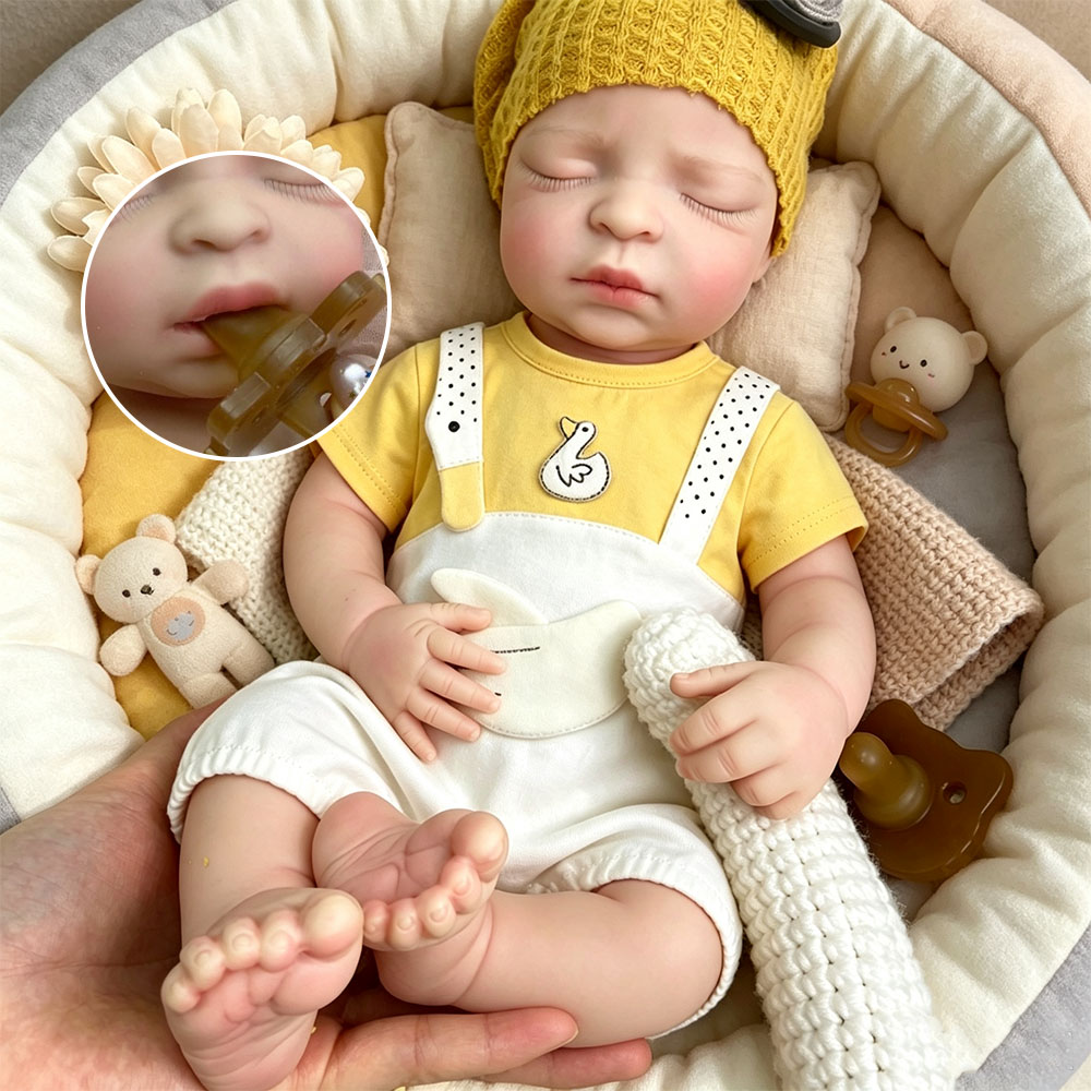 Reborn Baby Doll Silicone Realistic - 17-дюймовая реалистичная силиконовая кукла-реборн в состоянии