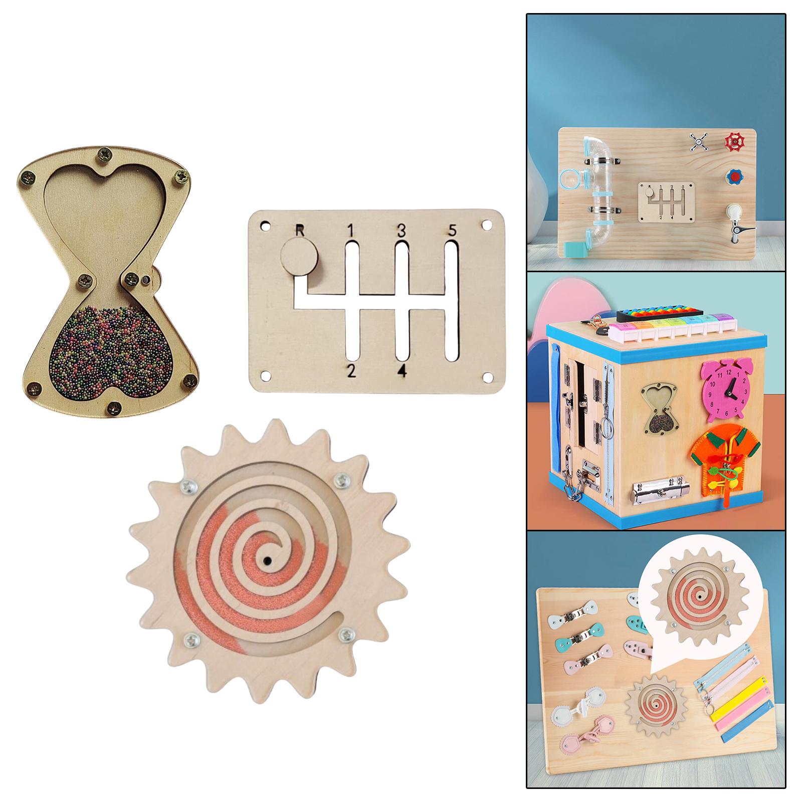 Аксессуар для развивающей доск – обзор и цена Montessori Wooden Busy Board Toddler