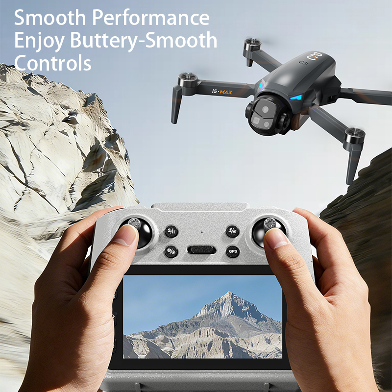 Оригинальный дрон i5 MAX с GPS – обзор и цена Fpv Brushless Rc Drone 4K