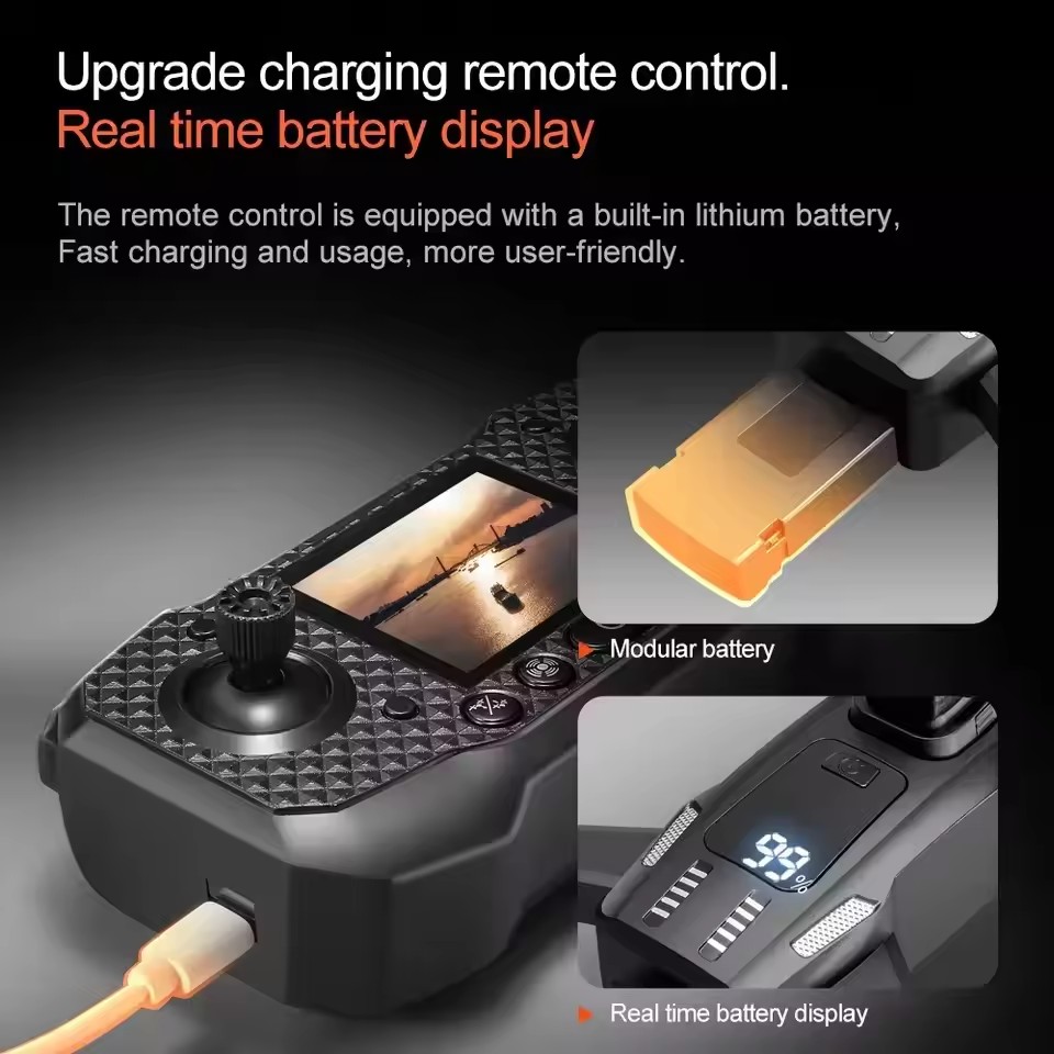 Новый дрон M6 2026 года: профе – обзор и цена Fpv Brushless Rc Drone 4K