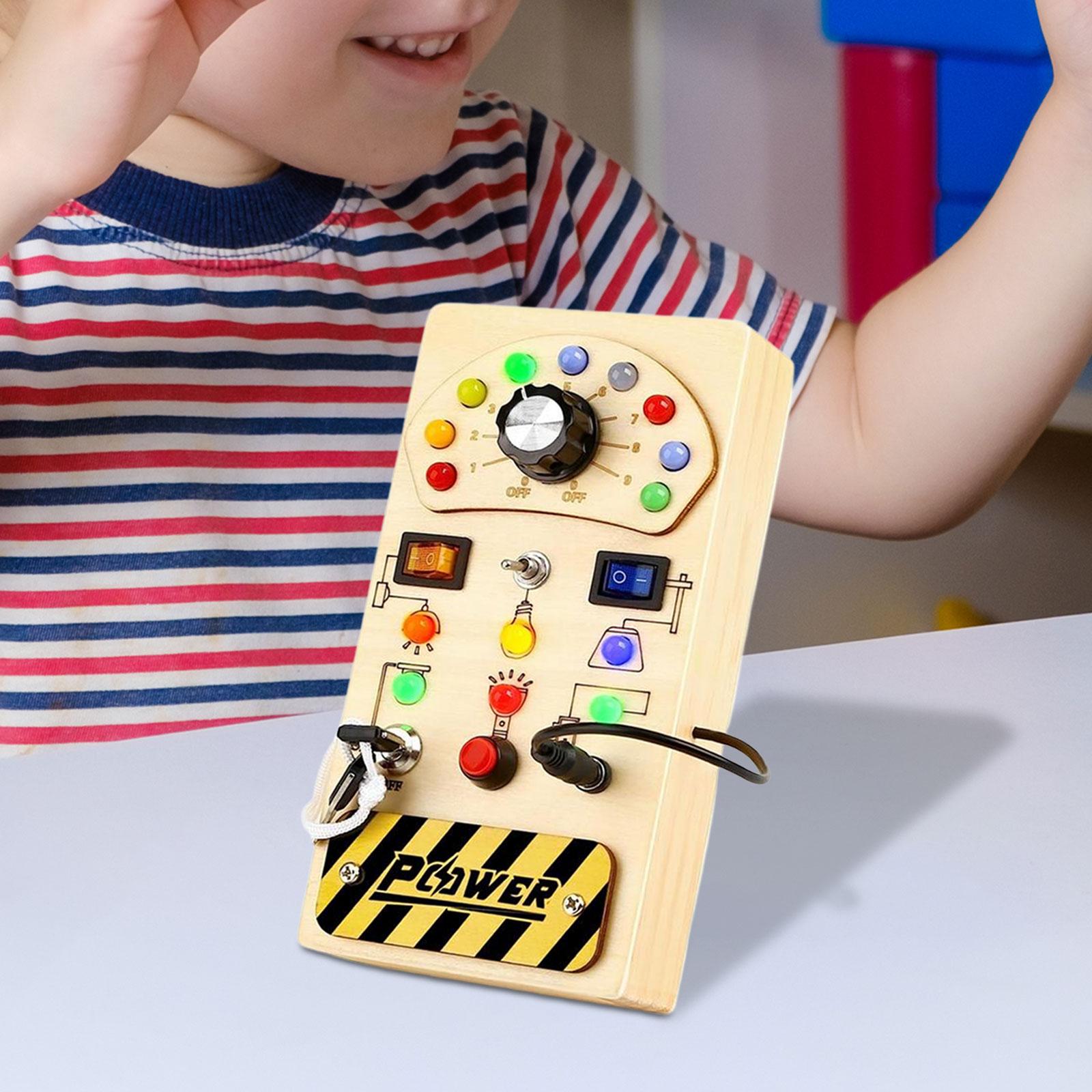 Деревянная развивающая панель  – обзор и цена Montessori Wooden Busy Board Toddler