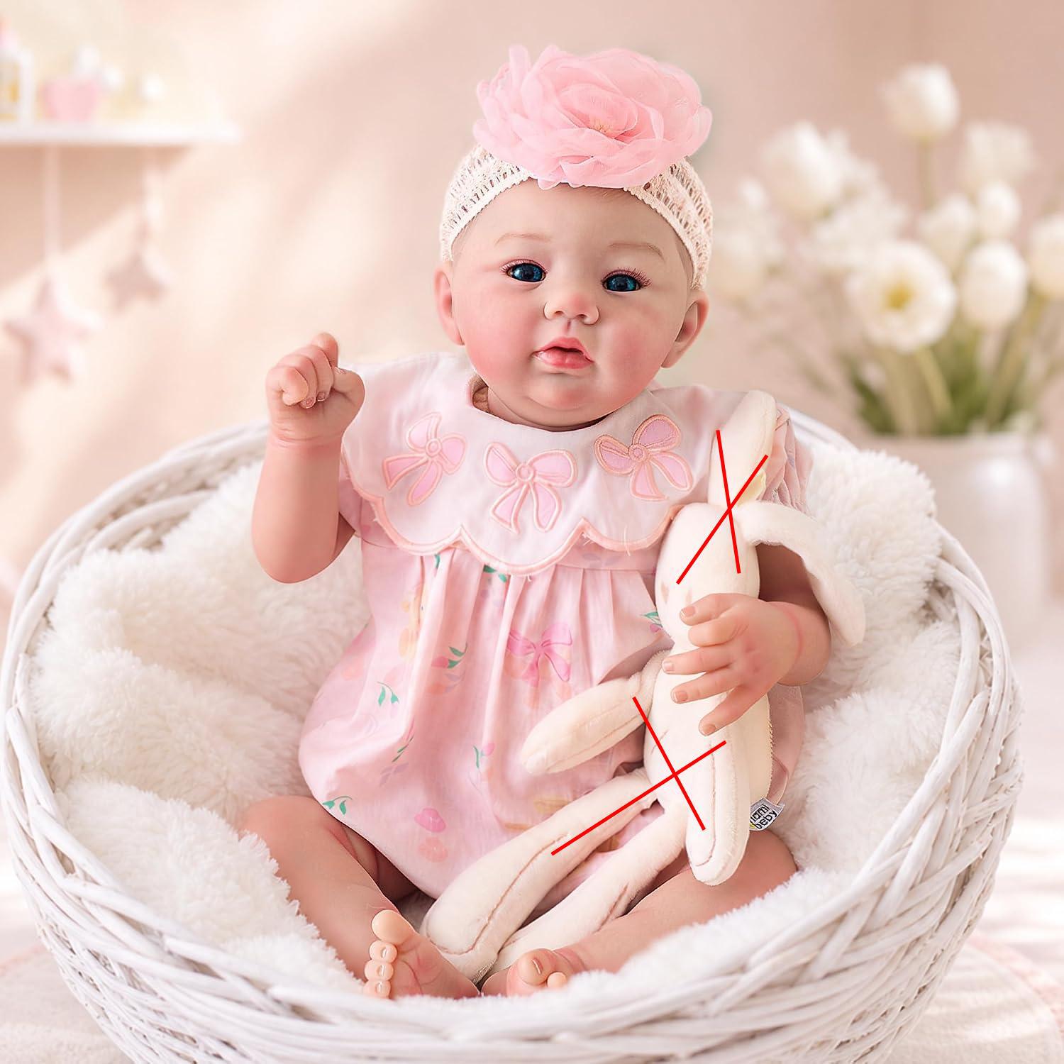 Кукла «Абигейл», 48 см, реалис – обзор и цена Reborn Baby Doll Silicone Realistic