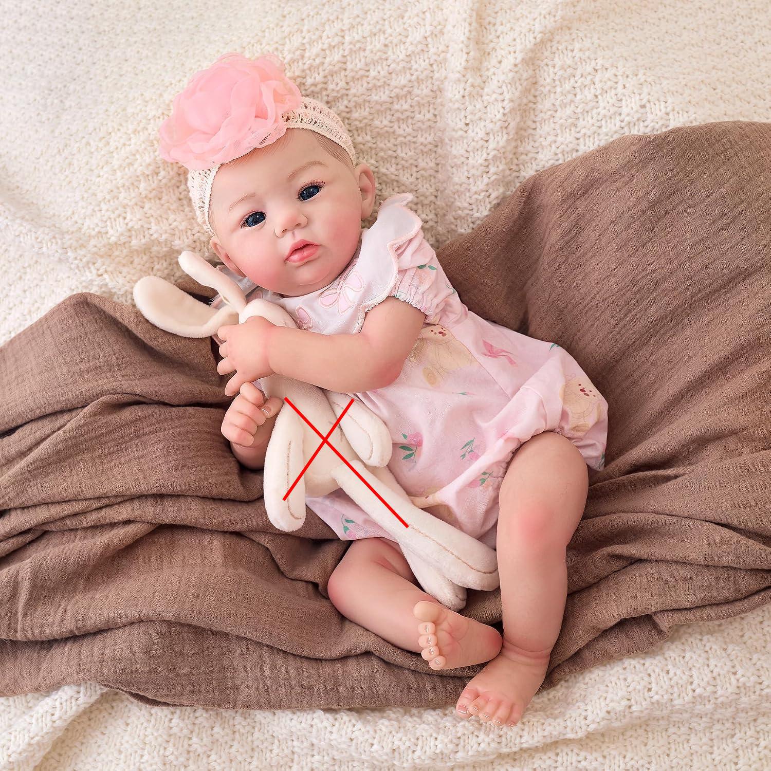 Кукла «Абигейл», 48 см, реалис – обзор и цена Reborn Baby Doll Silicone Realistic